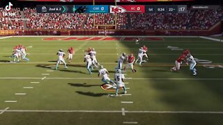 Christian Mccaffrey For The Nice Touchdown! Madden 21