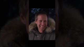 National Lampoon's Christmas Vacation - Clark Griswold and Eddie Pre Snow Sled Conversation #Shorts