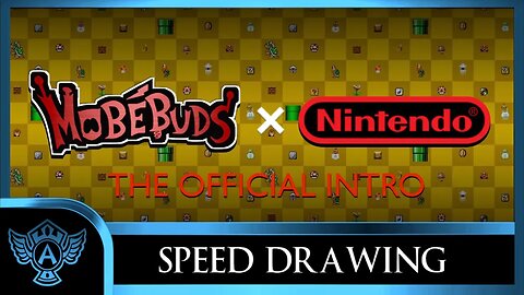 New Intro format Look - A.T. Andrei Thomas - Speed Drawing Mobebuds X Nintendo