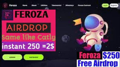 AIRDROP FEROZA DE 250 TOKEN SEMELHANTE A CATLY STAKE AUTOMATICO