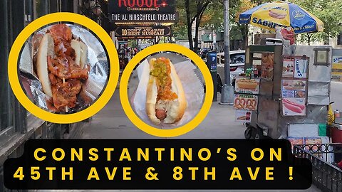 Constantino's Hot Dog Cart! | NYC Hot Dog Stands