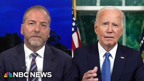 Chuck Todd: Biden felt 'comfortable being him again' in Oval office address| VYPER ✅