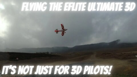 Flying the Eflite Ultimate 3D on a Rainy Day