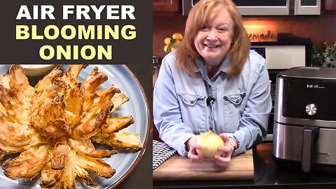 Air Fryer BLOOMING ONION Appetizer Recipe