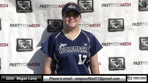 2024 Megan Lamy 4.2 GPA - Lefty Pitcher Softball Recruiting Skills Video - Lady Wolfpack 18 Gold