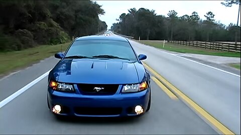 Original Sonic Blue Ford Mustang SVT Cobra "Terminator" - IMV Films