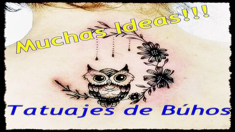 Tatuajes de Búhos - Muchas Ideas!!!