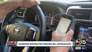 Statewide distracted driving bill introduced