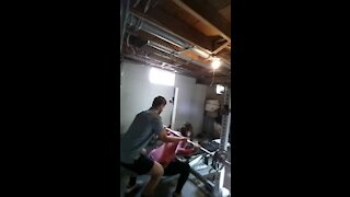 Trying to teach my wife to squat