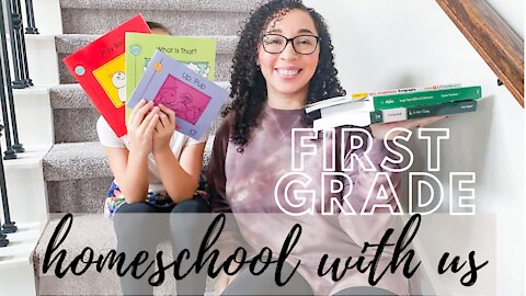 Homeschool With Us // First Grade Work Flow & Routine // Homeschooling First Grade 2021