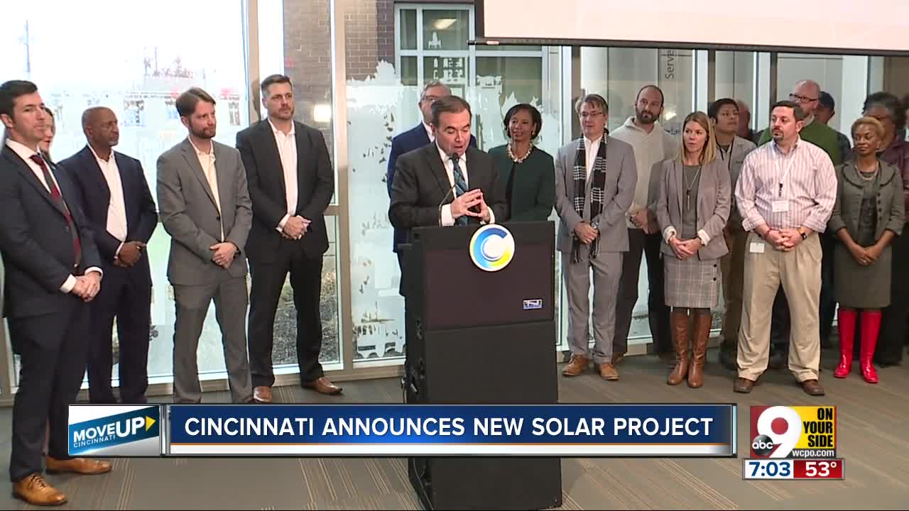 City of Cincinnati announces solar energy project