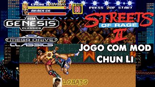 Streets of Rage II (com mod) - Chun Li