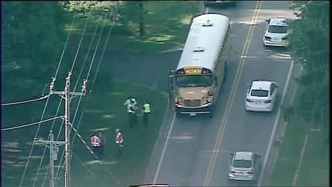 School bus crash in Amelia