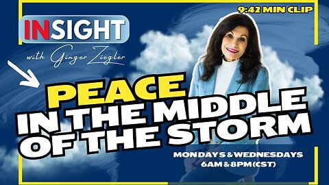 InSight with GINGER ZIEGLER | Keep Your Peace No Matter What! Clip