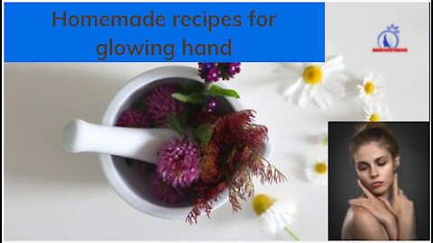 Homemade recipe for glowing hand