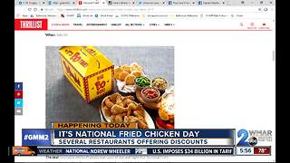 National Fried Chicken Day cooks up deals