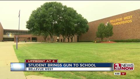 Bellevue West student arrested for gun possession
