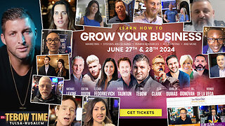 Tim Tebow Joins Clay Clark's June 27-28 Business Growth Workshop (5 Tix Remain) + Learn Branding, Marketing, SEO, Sales, Workflow Design, Accounting & More | Request Tix & See Testimonials At: ThrivetimeShow.com