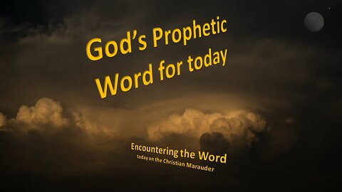 God’s Prophetic Word for Today! – Part 1 - 7 Churches Ephesus