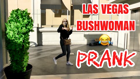 BUSHWOMAN FUNNY SCARE PRANK