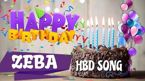 ZEBA Happy Birthday Song – Happy Birthday ZEBA - Happy Birthday Song - ZEBA birthday song