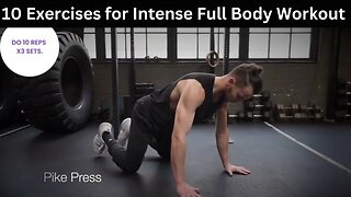 10 Exercises for Intense Full Body Workout Idea