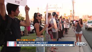 Protesters want Foie Gras taken off the menu at a valley restaurant