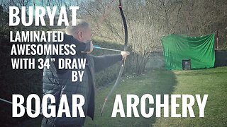 Buryat - laminated Bow with 34" draw bei Bogar/Vegh - Review