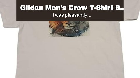 Gildan Men's Crew T-Shirt 6 Pack, White, Medium Men's Crew T-Shirt 6 Pack, White, Large