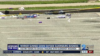 Worker gunned down outside Eldersburg business