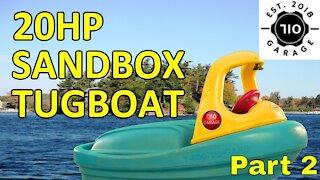 Sandbox boat with Motor Part 2