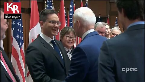 BREAKING: Biden says opposition is "unfortunate" part of system, when he speaks to Poilievre #shorts