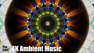 Ambient Music - Gently Whispering | (AI) Audio Reactive 3D | Kaleidoscope Visual Meditation 01