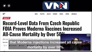Czech Republic Releases mRNA Vaccine / DEATHS Data of their entire population