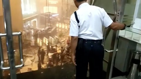 Indonesia Stock Exchange Floor Collapses, And Dozens Are Injured