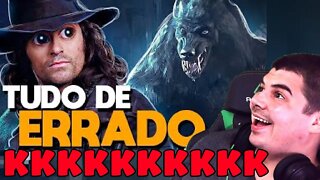 REACT TUDO de ERRADO com VAN HELSING - O CAÇADOR DE MONSTROS - MELHOR DO MUNDO