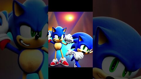 Sonic the Hedgehog AI Portraits #shorts