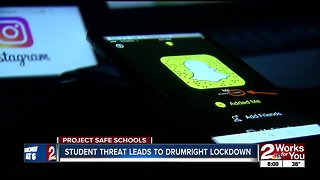 Social media threat leads to Drumright lockdown