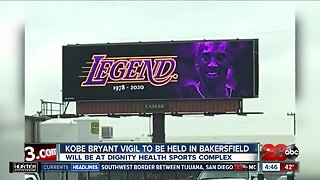 Kobe Bryant vigil to happen in Bakersfield