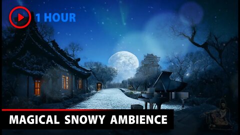 You Won't Believe These FANTASY Landscapes | Snow + Piano Ambience