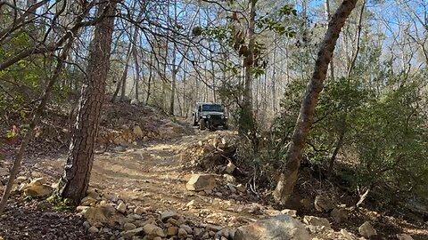 Downhill in the Jeep
