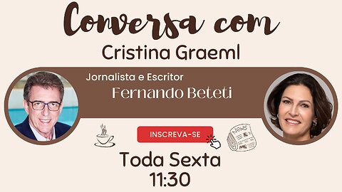 Conversa Com Cristina Graeml (1/03/2024): Fernando Beteti salvou vida da filha buscando informação