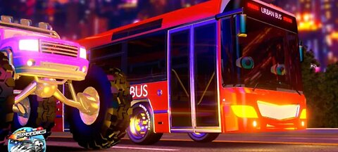 Wheels On The Bus + Street Vehicles Nursery Rhyme for Kids by Speedies