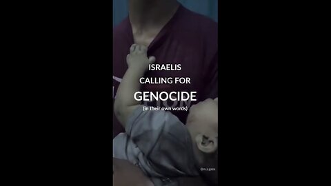 PSYCHOPATHIC ISRAELIS CALLING FOR GENOCIDE (in their own words)