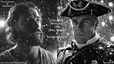 FLASHBACK S4E27 CARETAKER BETRAYERS LIKE JUDAS & BENEDICT ARNOLD _ Rick Liberty AI Art Video Book