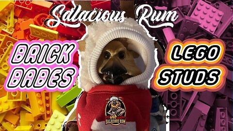 LIVE LEGO BUILDING with Salacious Rum, the Lego Studs & the Brick Babes!