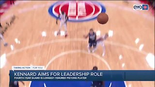 Young leader: Kennard is longest-tenured Pistons player