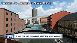 Plans for site of former memorial aud
