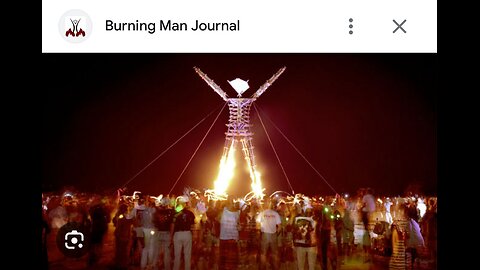 Burning man marine - sacrifice to Antichrist (?)