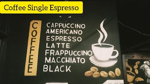 Tutorial How to make a Single Espresso coffee.